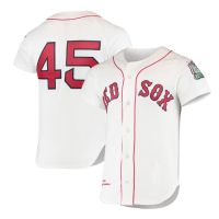 Wholesale Custom Stitched Throwback Baseball Jerseys 34 David Ortiz 45 Pedro Martinez