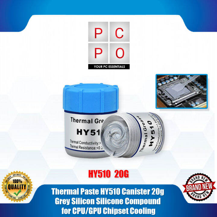 Thermal Paste HY510 Canister 20g, Grey Silicon Silicone Compound, for ...