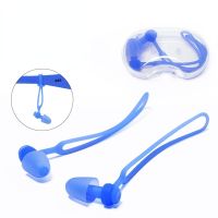 Swimming Earplugs Waterproof Nose Clip Prevent Water Noise Reduction Protection Ear Plug Soft Silicone Swim Dive Supplies Accessories Accessories