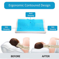 Butterfly Memory Foam Gel Pillow Summer Ice Cooling Health Cervical Protect Massage Orthopedic Pillows Comfort For Home Beddings