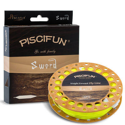 Piscifun Sword Fly Line Weight Forward 90100FT Floating Fly Fishing Line with Welded Loop WF34 56 78wt Fly Fishing Line