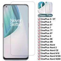 (Bishop Belle)9D กระจกนิรภัยสำหรับ OnePlus 9 9R 9E 8T 7 7T 6 6T 5T 3 3T Protector ฟิล์ม OnePlus Nord 2 CE N10 N100 N200กระจกนิรภัย