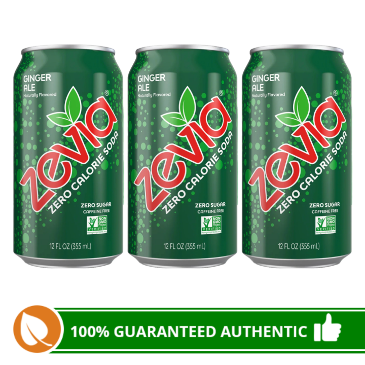 (3pcs) Zevia Ginger Ale Soda 355ml Lazada PH