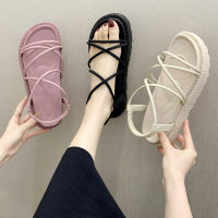 2021 Flat Sandals Women Shoes Gladiator Open Toe Non-slip Soft Sandals Female Casual Roman Sandals Womens Platform Beach Shoes