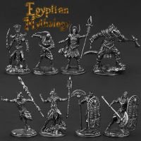 2022 New Style Legion of Egyptian Myths Soliders Figurines Miniatures Vintage Metal Soldiers Model Statue Desktop Ornament Gifts