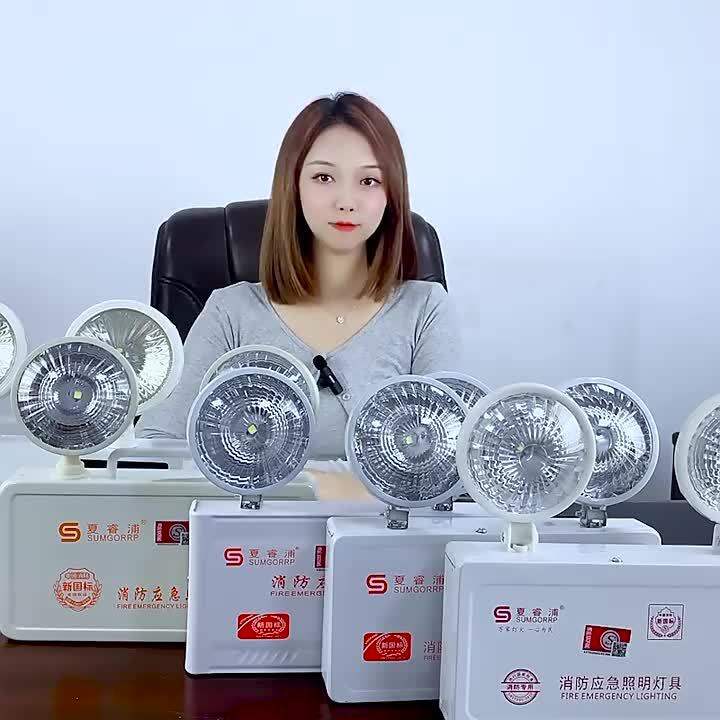 Fire Emergency Light LED Lights Power Failure Emergency Evacuation Passage Stairs Signal Lamp