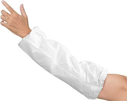 Arm Sleeves- Disposable Polyethylene Sleeve Cover with Elastic Ends ...