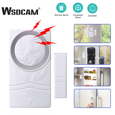 WSDCAM 4-In-1โหมดประตูและหน้าต่างปลุกชุดดัง110 DB ปลุกเซ็นเซอร์เตือนภัยแม่เหล็กระบบรักษาความปลอดภัยภายในบ้าน