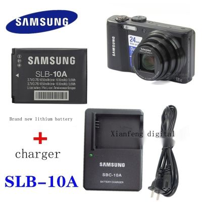 Samsung WB150F WB500 WB850F L210 PL65 PL70กล้อง SLB-10A แบตเตอรี่ Charger