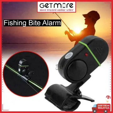 Night Fishing Rod Tip Clip On Fish Bite Alarm Light Strike Sound