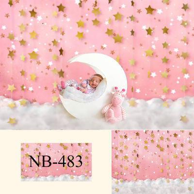 Newborn Photo Backdrop Twinkle little star Photography Background Baby Shower Birthday Party Decoration