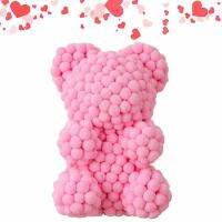 Bear Plush Toy for Kids Plushie Gift for Kids Soft and Cuddly Cute Bear Toy Stuffed Animal Plushie with Foam Filling Perfect for Birthday and Wedding Gifts beneficial