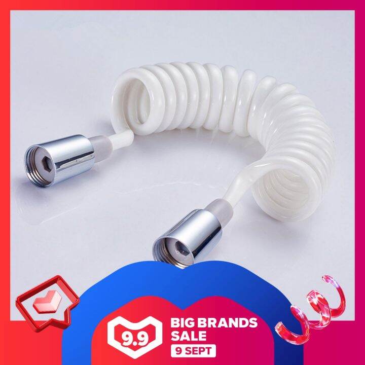 Awins Copper Cap Shower Foam Bidet Telescopic Spring Hose 1.5m PVC