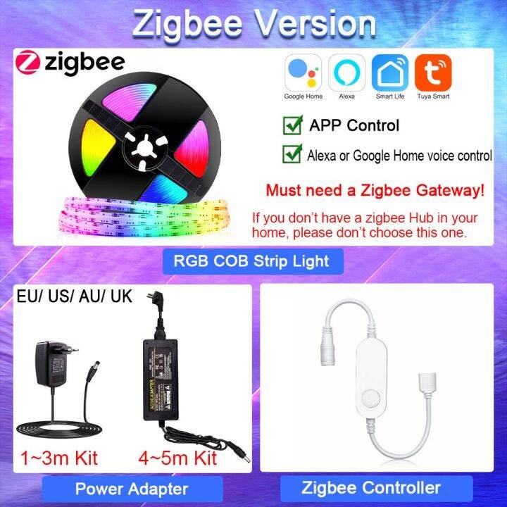 tuya-ไฟ-led-ข้าวโพด-rgb-zigbee-wifi-ชุดไฟแบบสายทำงานร่วมกับ-alexa-smartthings-google-assistant-smartlife-โคมไฟ-led-แถบเทปไฟประดับสีสันสดใส