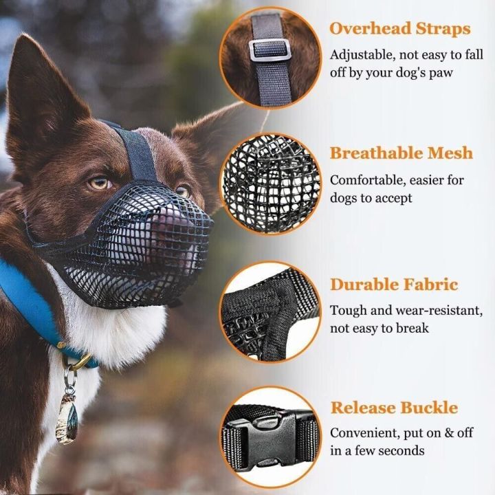 chewing-for-licking-breathable-pet-muzzle-dog