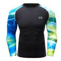 bjh☜❈  Cody Lundin protection Shirt Rashguard Compression Male Sleeve Blouse Sublimate Gym T