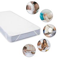 ☄ ALL Size Cotton Terry Waterproof Mattress Pad Cover Anti Mites Bed Sheet Waterproof Mattress Protector for Bed Mattress Topper