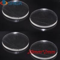 50Pcs High Clear Anti Slip 20mmx2mm Self-Adhesive Plain PVC Rubber Bumpers Feet Pads Shock Absorber for Cabinet or Glass Table