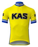 CUT KAS TEAM Retro Classic ONLY Mens Cycling Jersey Short Sleeve Bicycle Clothing Ropa Ciclismo