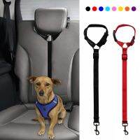 [HOT HOT SHXIUIUOIKLO 113] ผลิตภัณฑ์สำหรับสัตว์เลี้ยง Universal Practical Cat Dog Safety Adjustable Car Seat Belt Harness Leash Puppy Seat-Belt Travel Clip Strap Leads