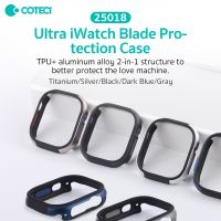 Aluminum Alloy TPU Cover for Apple Watch Series ultra metal blade protection case 49mm For apple iWatch Anti-fall anti-collision