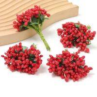 Pearl Berry Artificial Flower Stamen Mulberry Wire Stem For Wedding Decoration