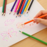 Colored Pencils 12/24 Colors Art Painting Drawing Pen Wood Colour Pencils Kit School Supplies For Kids Adult Coloring Pencils Drawing Drafting