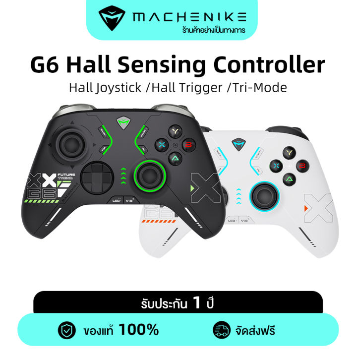 machenike-g6-gamepad-บลูทูธไร้สาย-gamepad-controller-hall-linear-trigger-game-controller-sensing-จอยสติ๊ก-kailh-ปุ่มกลสำหรับ-pc-steam-switch-windows-pc-แท็บเล็ตสมาร์ททีวี