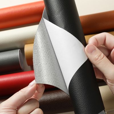 【hot】 Adhesive Leather for Sofa Repair Table Sticker Shoe Bed Mend Artificial