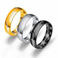 MIDI Ring TITANIUM STEEL One Ring of Power Movie of Ring Lovers Women &amp; Men Fashion Jewelry Free dropshiping