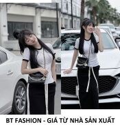 Mua Lẻ hoặc Bộ Váy, Quần Sọc - Áo Thun Gân HOT - BT Fashion Video, Hình