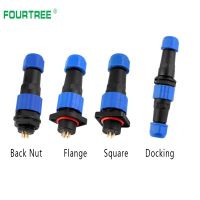 Waterproof Connector SD28 IP68 Wire Cable Connection Male Plug Female Socket Aviation Docking/Square/Flange/Back Nut