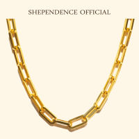 Shependence สร้อยโชคเกอร์โซ่ Luxury (Square Modern Chain Choker)