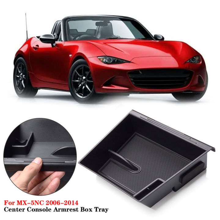 กระเป๋าบรรจุคอนโซลที่วางแขนสำหรับ-mazda-mx-5-2006-2014-mx5รถเปิดประทุนมิอาทา