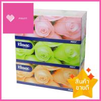 กระดาษเช็ดหน้า KLEENEX FLORAL 135 แผ่น แพ็ค3FACIAL TISSUE KLEENEX FLORAL 135-SHEET PACK3 **จัดส่งด่วนทั่วประเทศ**