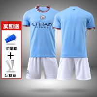 Manchester City champions League 2223 JERSEY Season de bruyne ชุดฟุตบอล harland สำหรับเด็กชุดฝึกที่กำหนดเอง L