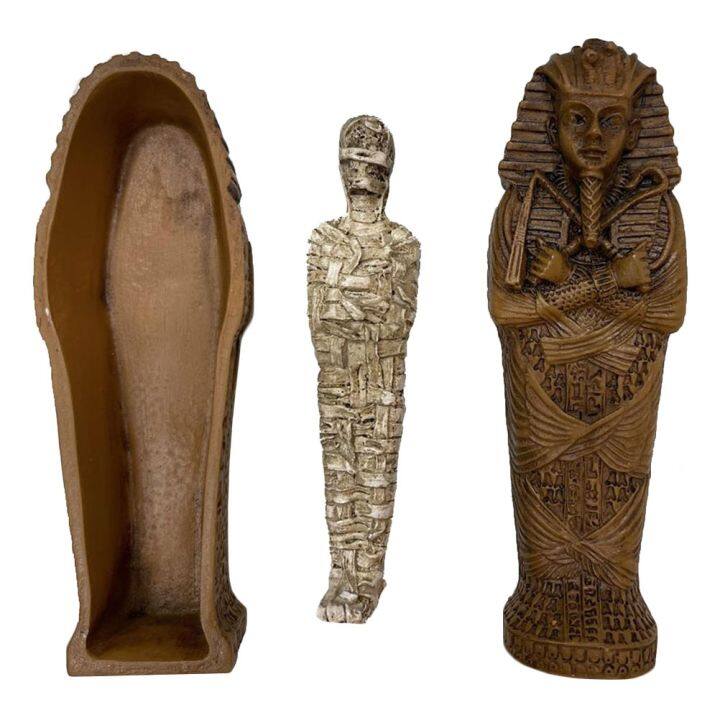 Mummy Coffin Egyptian Sarcophagus Statue Sculpture Ancient Figurine ...