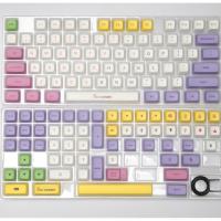 135คีย์คีย์บอร์ดแบบกลไก MX Keycap หมวกการแสดงผลไอศกรีม PBT Sublimation สำหรับ61/64/68/71/75/78/84/87/94/96/98/104/108อุปกรณ์เสริมแป้นพิมพ์