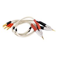 3 Pair Insulated Banana Plug Clips Cable Low Resistance LCR Clip Probe Leads Test Meter Terminal Kelvin New