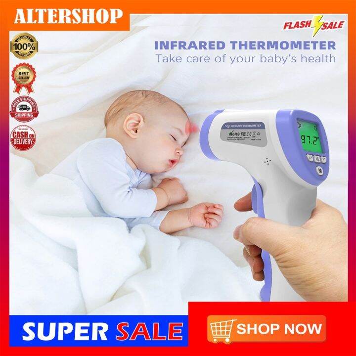 Original Dt8826 NonContact Body Ir Infrared Digital Thermometer Gun