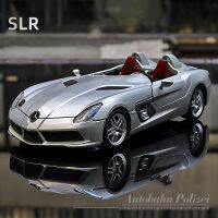 1:24 -Benz SLR สเตอร์ลิงมอสอัลลอยรถโมเดล D Iecasts และของเล่นยานพาหนะรถของเล่นโลหะรูปแบบการเก็บของขวัญเด็ก