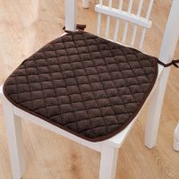 13 Colors Winter Chair Cushions Non-slip Seat Pad With Bandage Office Chair Cushion Throw Pillow Home Decoration Chair Cushion