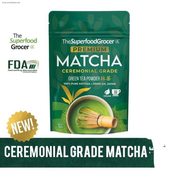 The Superfood Grocer Ceremonial Grade Uji Matcha (50g) Lazada PH