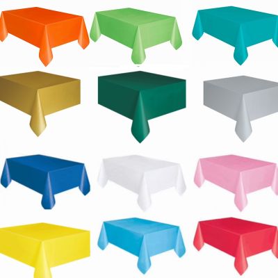 Disposable Plastic Table Cover 137x183cm - 137x183cm Disposable Tablecloth Plastic - Aliexpress