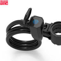 Fingerprint Bicycle Lock Steel Ring Lock 0.5s Unlock Water Proof 10 Fingerprints Mountain Road Bike Anti-theft Steel Cable Lock