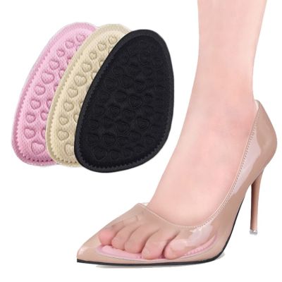 Forefoot Insert Pain Relief Shoe Pads for Women High Heels Breathable Anti-Slip Insoles for Shoes Sponge Massage Cushion Padding Shoes Accessories