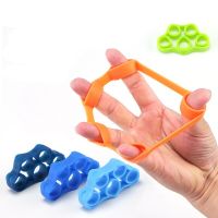 Silicone Finger Gripper Exerciser Hand Grip Strengthener Wrist Stretcher Finger Expander Trainer Hand Resistance Bands Fitness Exercise Bands