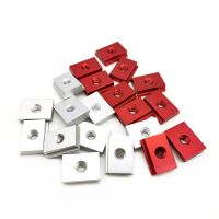 10PCS T-Slider for T-Slot Miter Track Slider Sliding Nut Aluminum Alloy T Slot Nut for Woodworking Tool Jigs Screw Slot Fastener