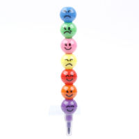 Hot Writing Cute Sugar-Coated Haw Smiley Wax Pencil Graffiti Pen