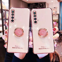 เคสโทรศัพท์ Realme X3 Superzoom,เคสซิลิโคนนิ่มหรูหราพร้อมแหวนนาฬิกาแฟชั่น